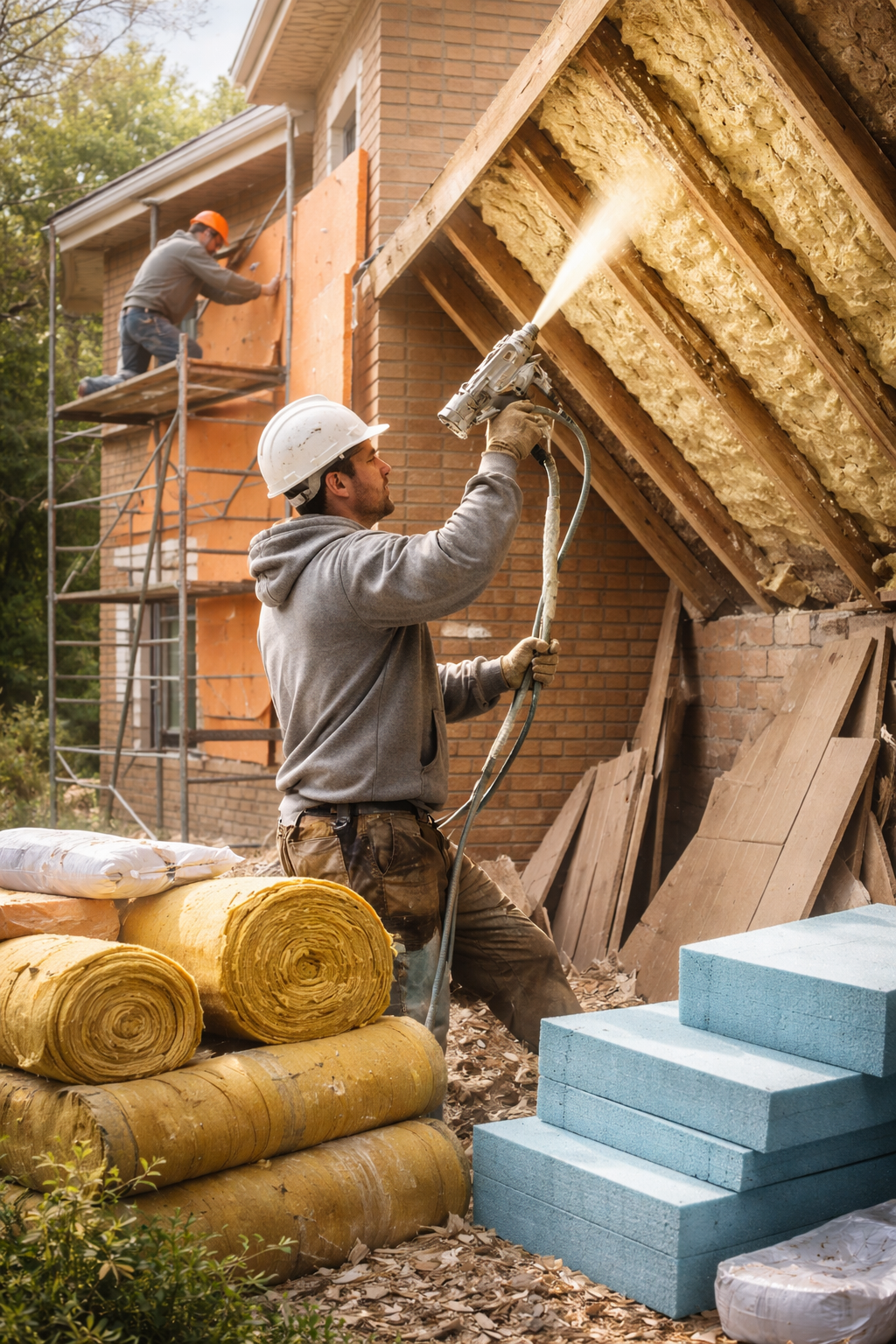 Утепление домов в Можге под ключ от 4254 руб/м2 | Профессионально — ТепломастерМжг