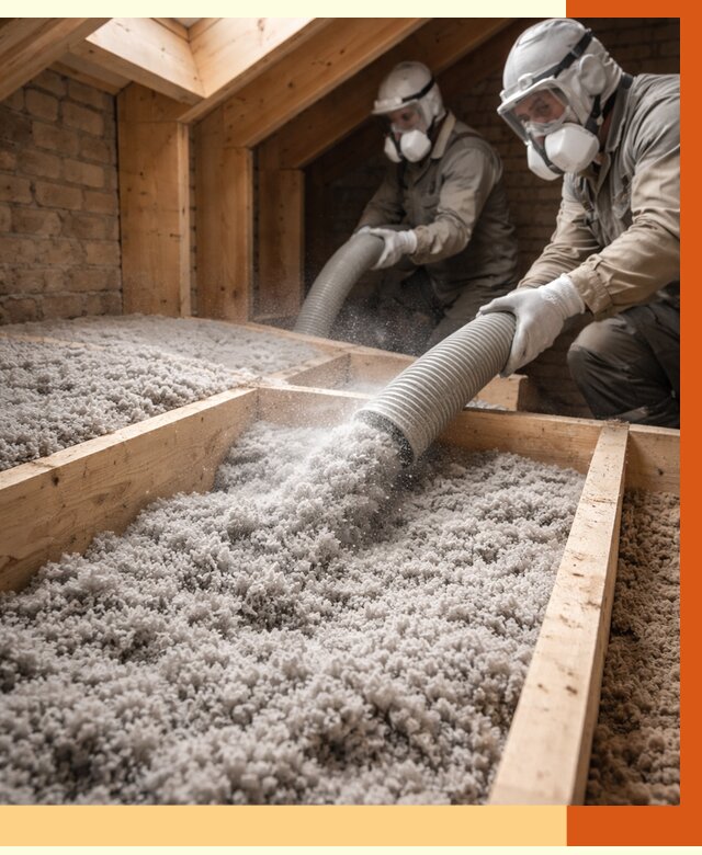 Утепление коттеджа эковатой в Можге от 2532 руб./м² — комплексная задувка и монтаж | ТепломастерМжг