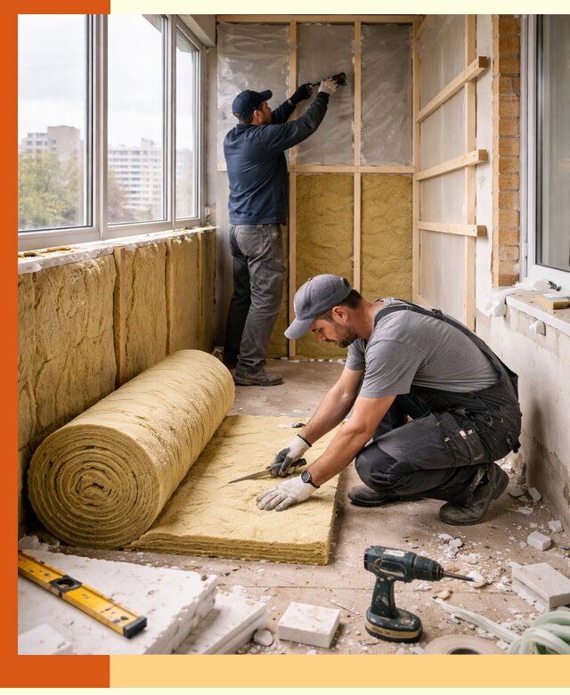 Утепление балкона под ключ в Можге качественно и быстро